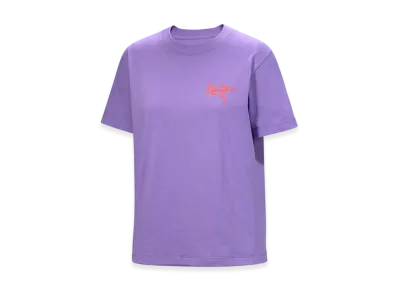 ARC'TERYX Kragg Cotton Bird Tile Crew SS Women's "Aster/Dynasty" X000009499