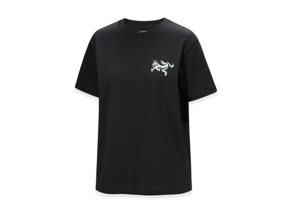 ARC'TERYX Kragg Cotton Bird Tile Crew SS W "Black / Arctic Silk" X000009499