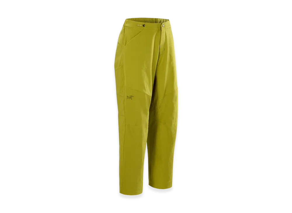 ARC'TERYX Women's Clarkia Cotton Pant Wide Leg "Olive Moss" X000009318