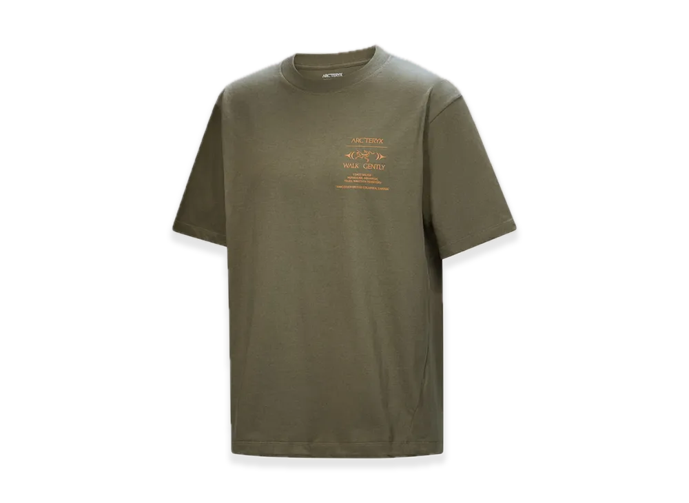 ARC'TERYX Walkgently Cotton Cedar Bark Short Sleeve Men's "Tatsu" X000009555