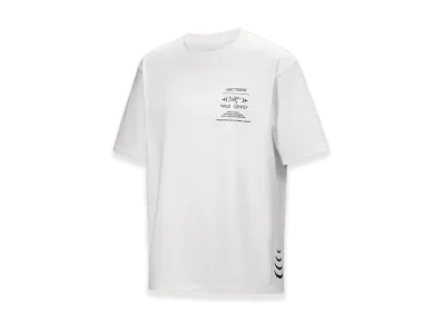 ARC'TERYX Walkgently Cotton Salmon Skin Short Sleeve Men's "White" X000009554