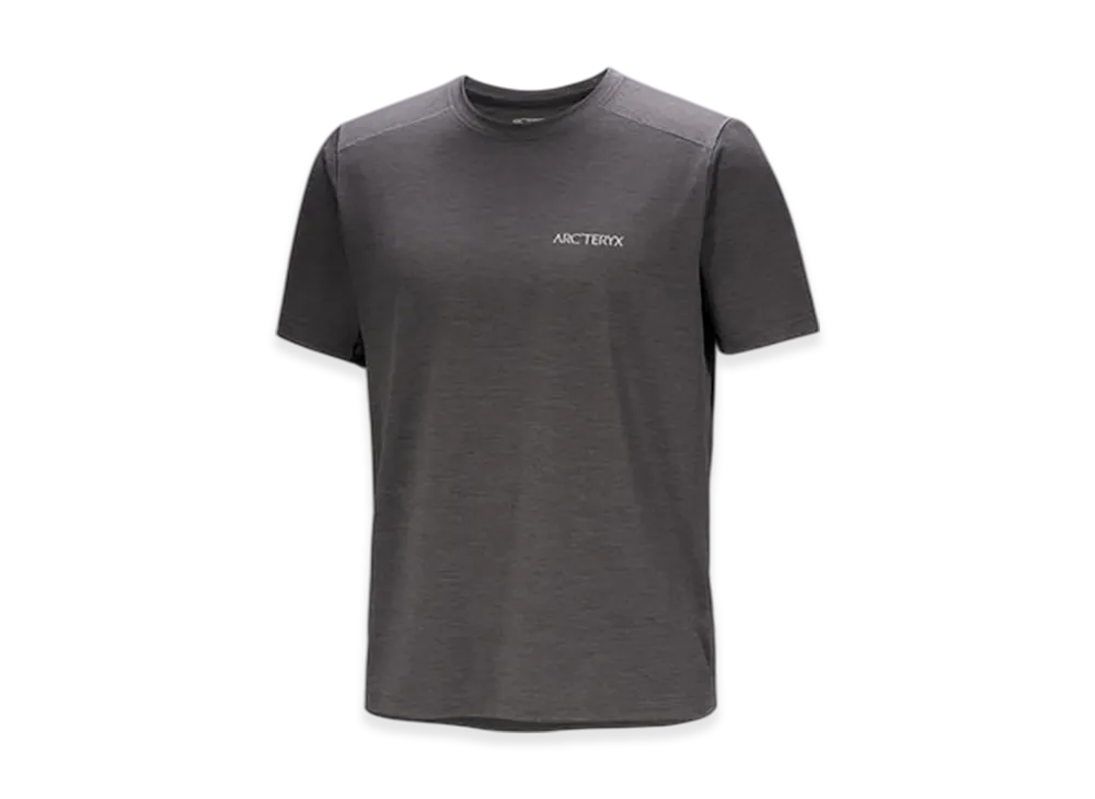 ARC'TERYX Cormac Arcbird Logo SS Men's "Black Heather" X000010256