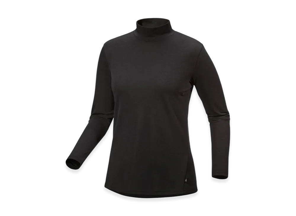 ARC'TERYX Women's Lumin Mock Neck Full Sleeve "Black" X000009723