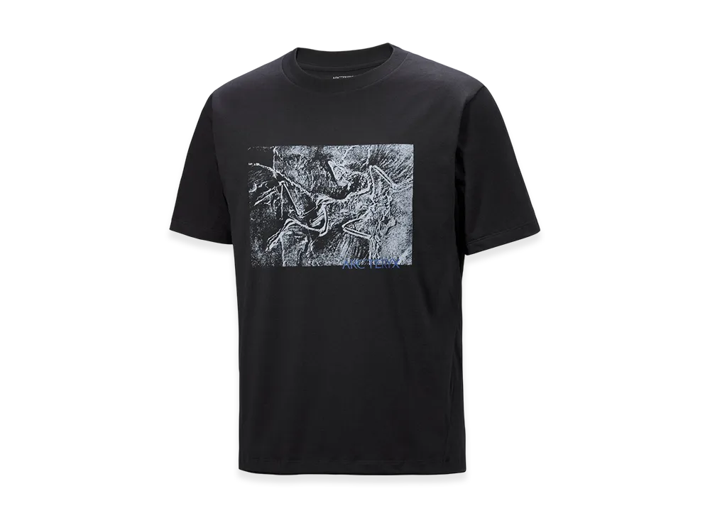 ARC'TERYX Kragg Cotton Lithographica SS Men's "Black" X000009926
