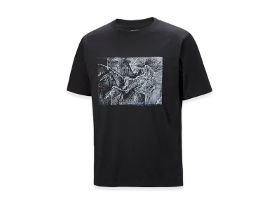 ARC'TERYX Kragg Cotton Lithographica SS Men's "Black" X000009926