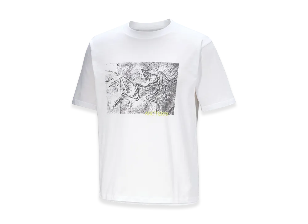 ARC'TERYX Kragg Cotton Lithographica SS Men's "White Light" X000009926