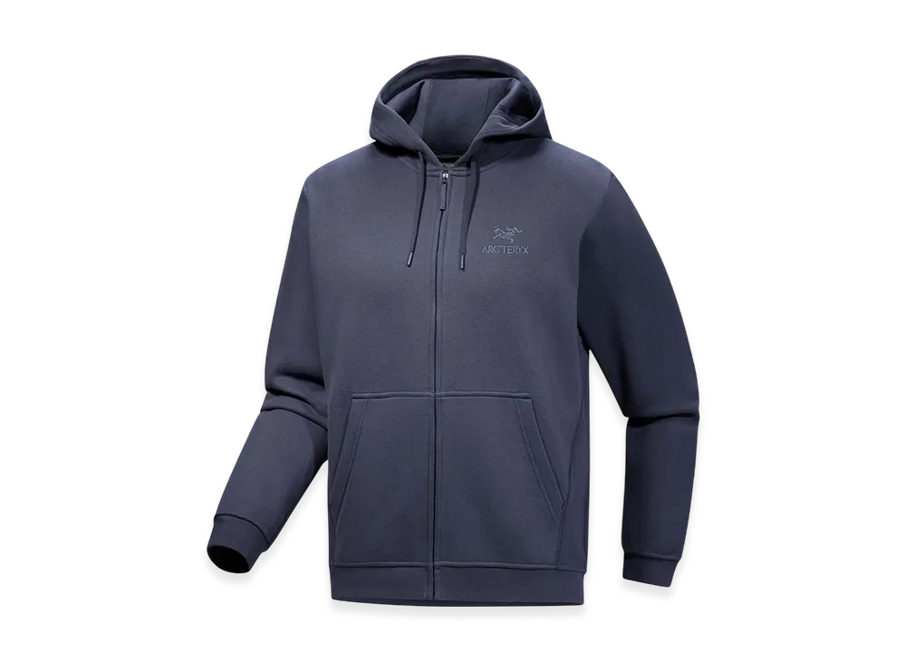 ARC'TERYX Emblem Fleece Full Zip Hoody Men's "Black Sapphire" X000009929