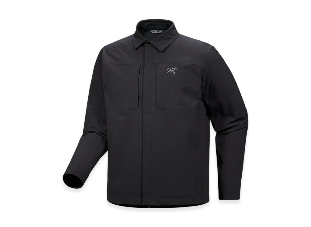 アークテリクス クロニン インサレーテッド オーバーシャツ メンズ "ブラック" X000010027