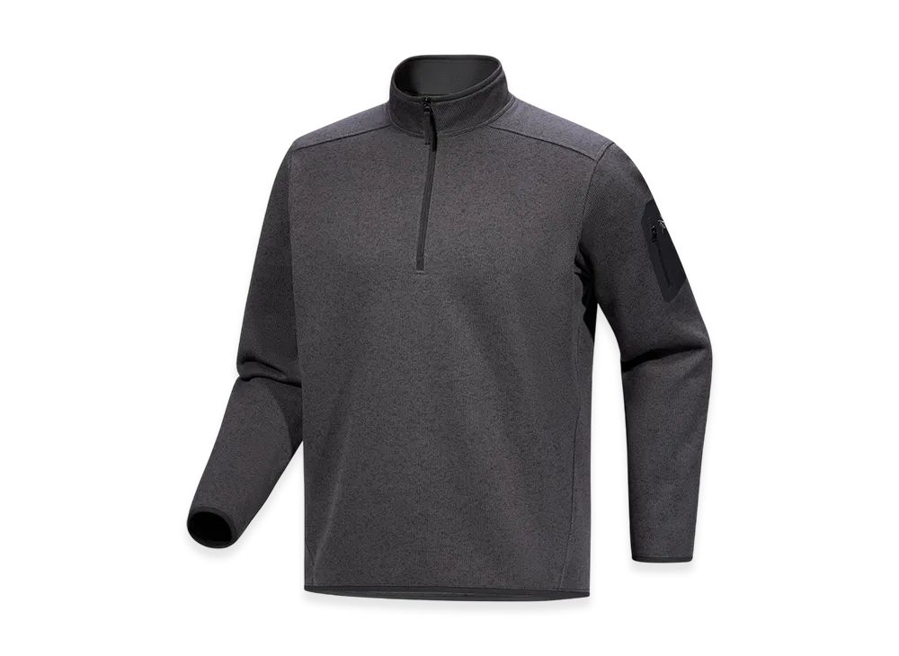 ARC'TERYX Covert Half Zip Men's "Black Heather II" X000010360