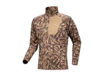 ARC'TERYX Rho LT Zip Neck Men's "Carob Grottoflage" X000009319