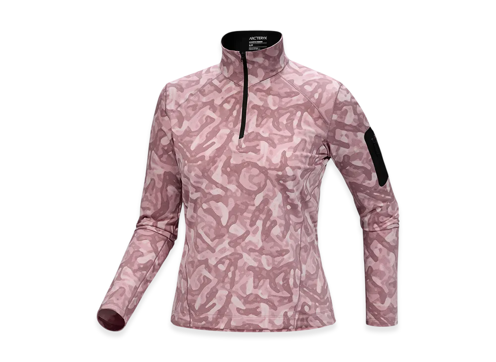 ARC'TERYX Women's Rho Zip Neck "Bliss Grottoflage" X000007358