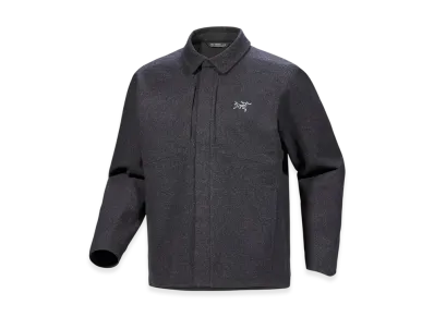 ARC'TERYX Sawyer Wool Overshirt Men's "Black Heather" X000009911