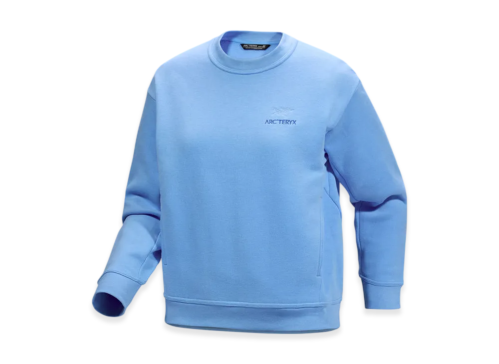 ARC'TERYX Women's Emblem Fleece Crew "Glacial" X000009312