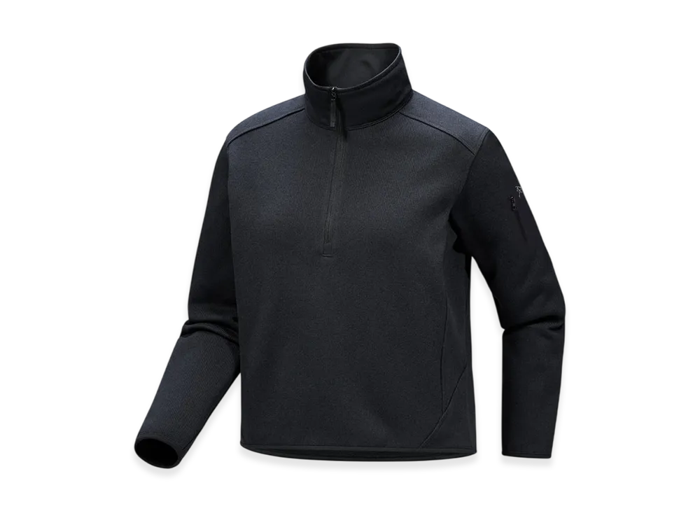 ARC'TERYX Women's Covert Zip Neck "Black" X000010586