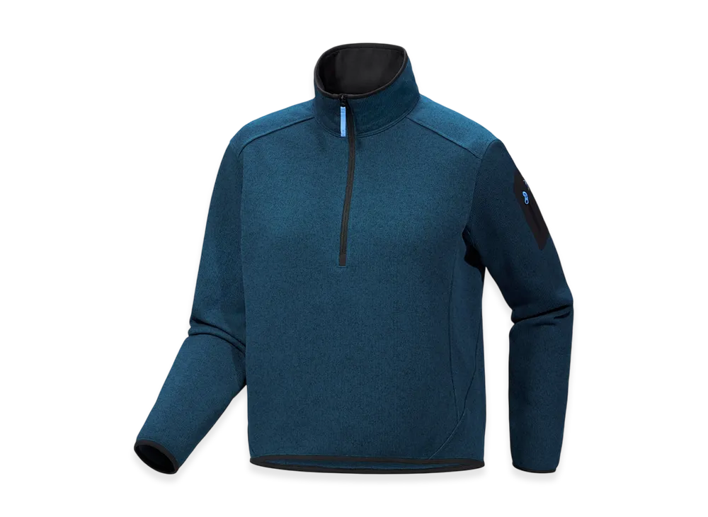 ARC'TERYX Women's Covert Zip Neck "Midnight Frost Heather" X000010586