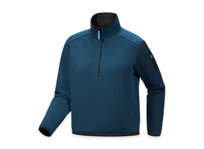 ARC'TERYX Women's Covert Zip Neck "Midnight Frost Heather" X000010586