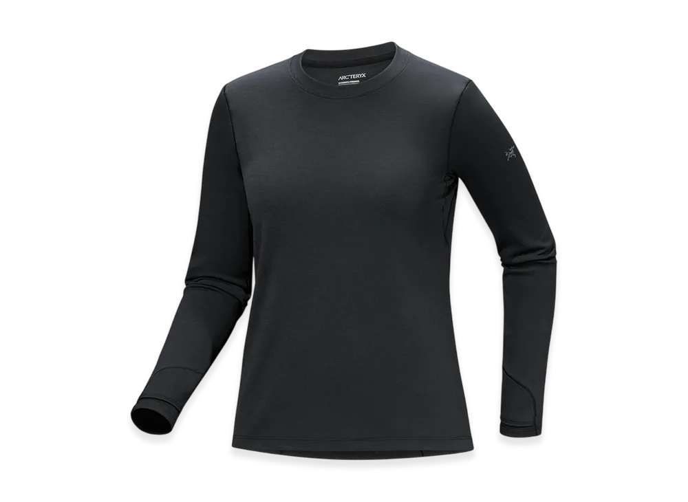 ARC'TERYX Taema Thermal Crew LS Women's "Black Heather" X000010258