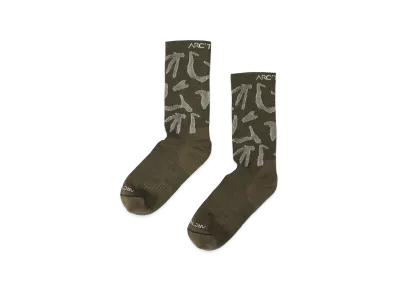 ARC'TERYX Merino Wool Grotto Mid Sock "Tatsu/White" X000010461