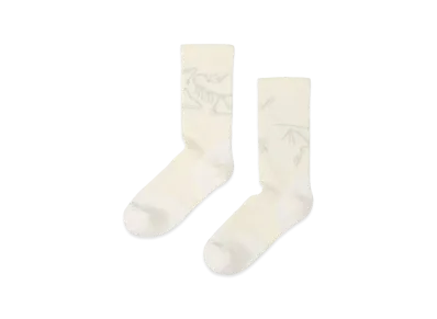 ARC'TERYX Merino Wool Mid Bird Sock "White/Pearl Gray" X000010463