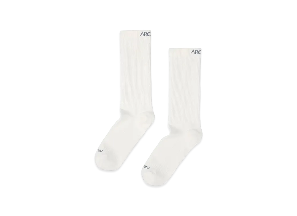 ARC'TERYX Synthetic Ultralightweight Msid Sock "White" X000010468