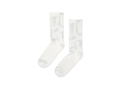 ARC'TERYX Synthetic Mid Grotto Sock "White/Pearl Gray" X000010466