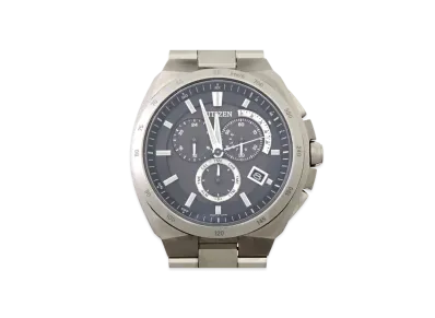 CITIZEN Atessa Eco Drive Chronograph Radio Solar "Black" AT3010-55E