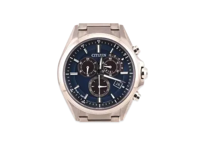 CITIZEN Atessa Eco Drive Chronograph Radio Solar "Black" AT3050-51L