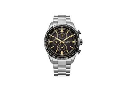 CITIZEN Attesa ACT Line Hinode Collection Limited Model 1300 "Black/Gold" AT8184-57E