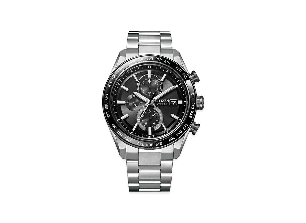 CITIZEN Attesa Act Line Eco-Drive 42.0mm "Silver/Black"