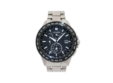 CITIZEN Atessa Eco-Drive Double Direct Flight "Black" AT9044-51E