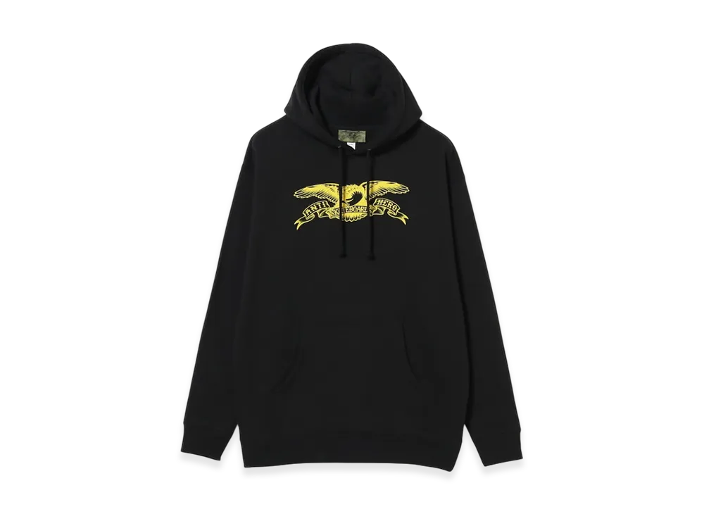 ANTI HERO Basic Eagle Hoodie "Black/Gold Print"