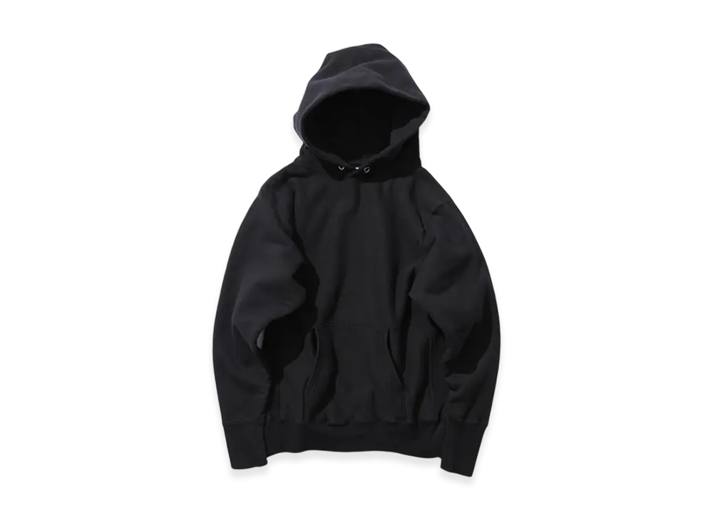 ATON Garment Dyed Urake Hoodie "Black"