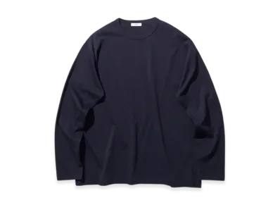 ATON Dry Cotton Jersey Standard Long Sleeve T-Shirt "Navy"