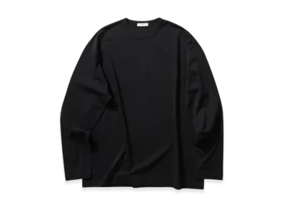 ATON Dry Cotton Jersey Standard Long Sleeve T-Shirt "Black"