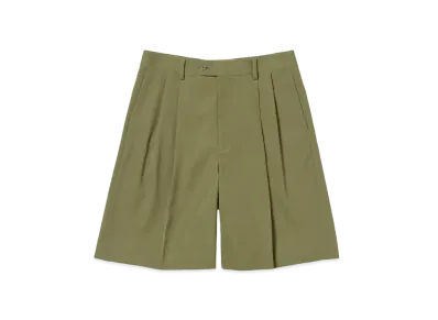 AURALEE Light Wool Max Gabardine Shorts "Khaki"