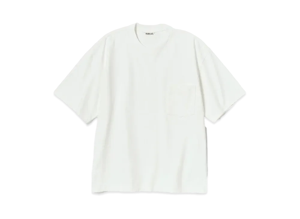 AURALEE Heavy Weight Tee "White"