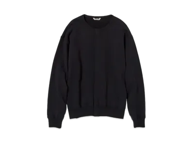 AURALEE Heavy BD Sweat Cardigan "Black"