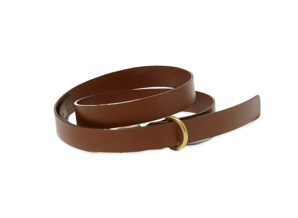 AURALEE Leather Belt "Brown"