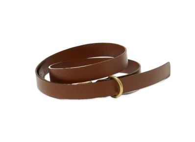 AURALEE Leather Belt "Brown"