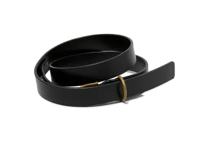 AURALEE Leather Belt "Black"