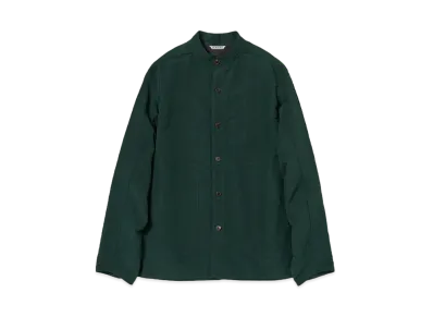 AURALEE High Density Finx Linen Weather Shirt Blouson "Dark Green"