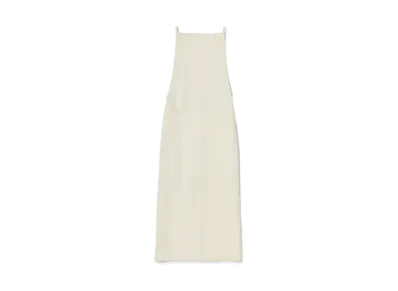 AURALEE Tropical Wool Kid Mohair Dress "Ivory"