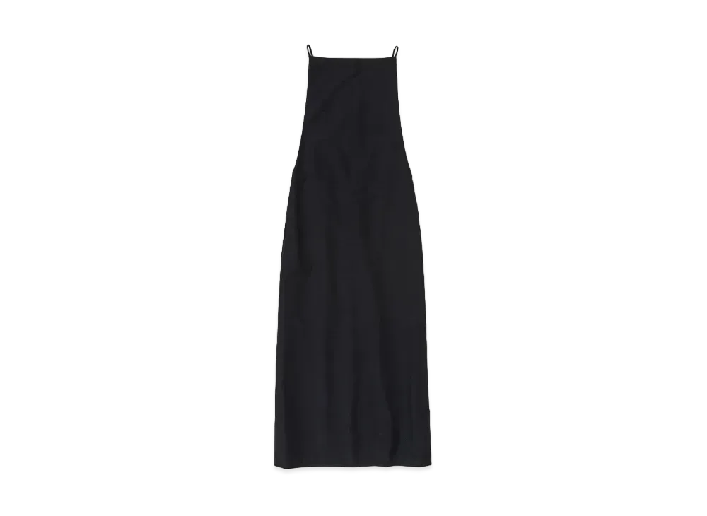 AURALEE Tropical Wool Kid Mohair Dress "Black"