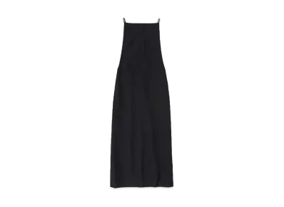 AURALEE Tropical Wool Kid Mohair Dress "Black"