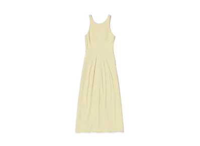 AURALEE Hard Twist Smooth Dress "Ivory"