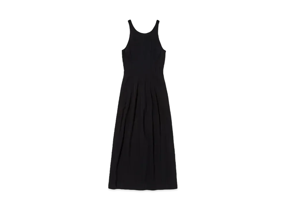 AURALEE Hard Twist Smooth Dress "Black"