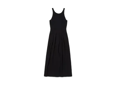 AURALEE Hard Twist Smooth Dress "Black"