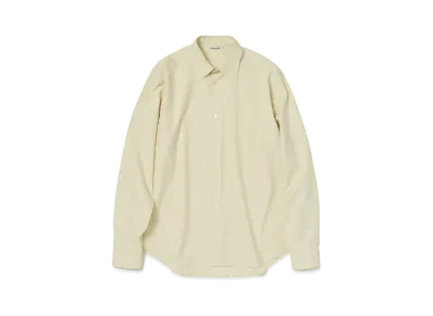AURALEE Washed Finx Twill Shirt "Light Beige"