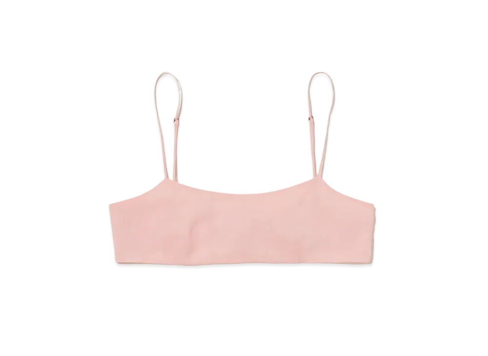 AURALEE Hard Twist Finx Organdy Camisole "Light Pink Chambray"