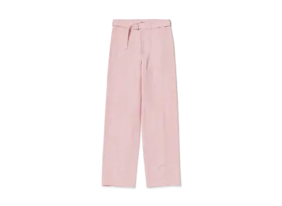 AURALEE High Density Finx Linen Weather Pants "Pink"
